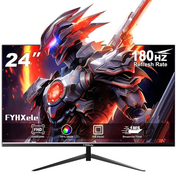 24Inch 180Hz Gaming Monitor 1K FHD Computer Display 1ms Response Time Eye Care S - Picture 1 of 13